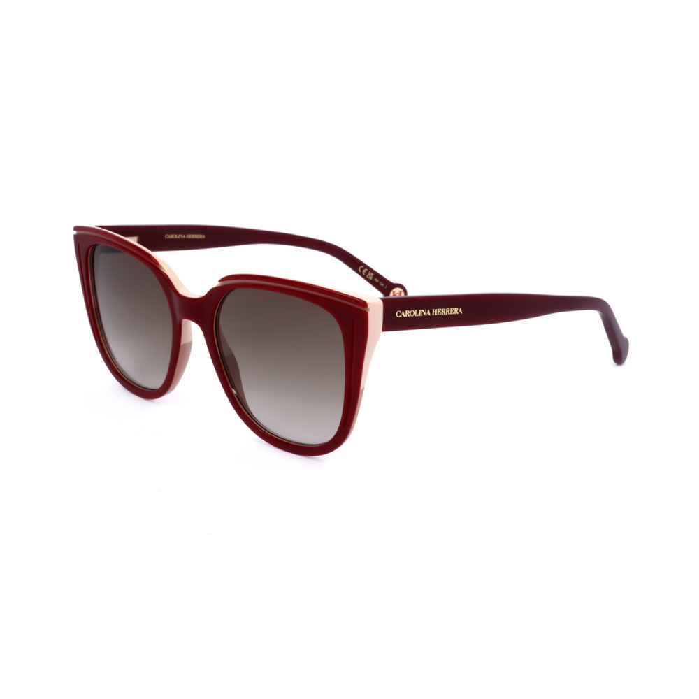 NEW Carolina Herrera HER 0144/S 0R9SHA Burgundy/Beige Sunglasses authentic